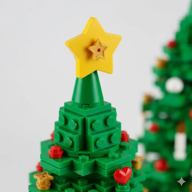 LEGO Icons 40573 Choinka 2w1 – Świąteczna Dekoracja z Klocków | Kolekcjonerski Zestaw na Prezent